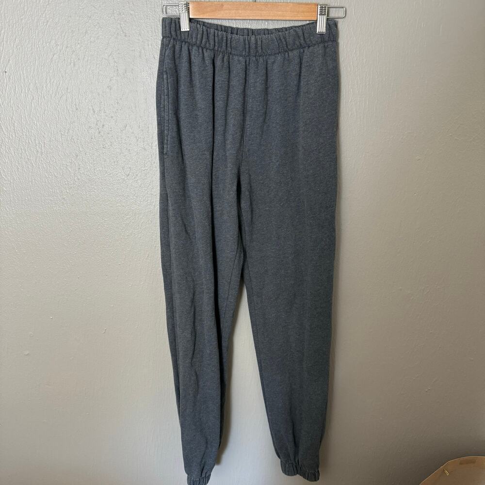 BRANDY MELVILLE Dark Grey Ankle Length Jogger Sweatpants Size One Size comfort